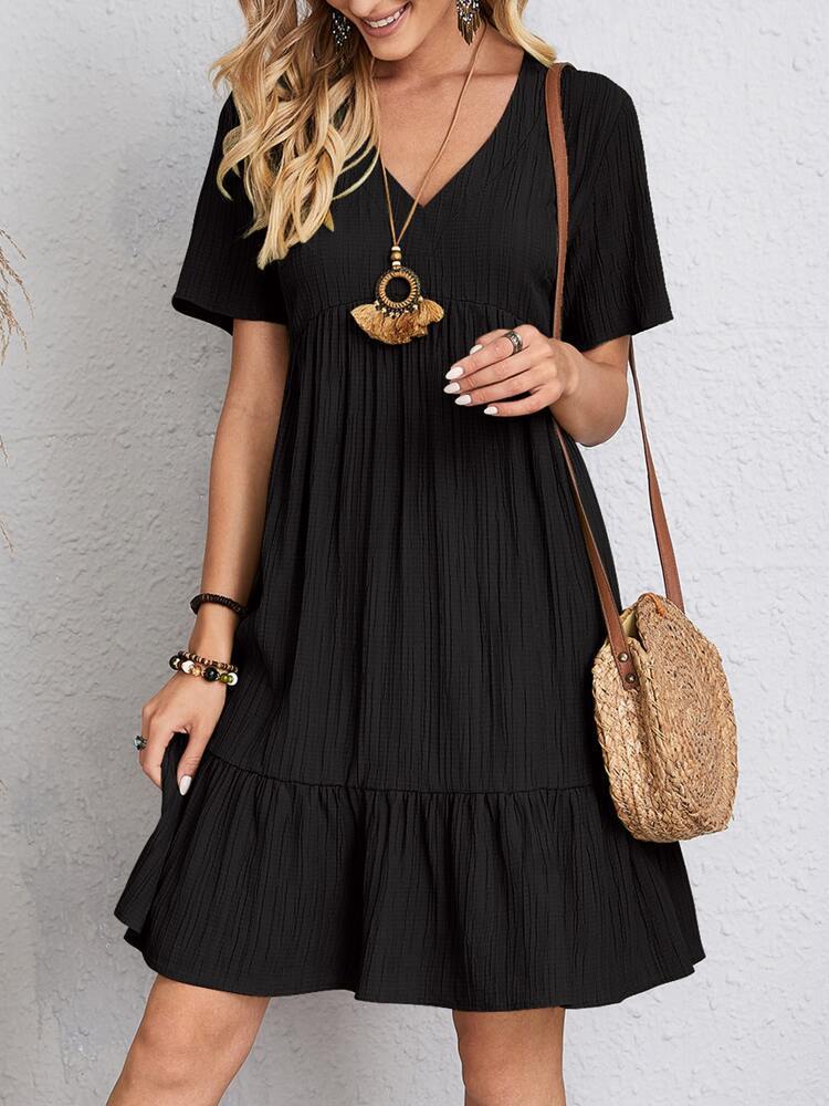 Women's Summer Loose Casual Short Sleeve Dress