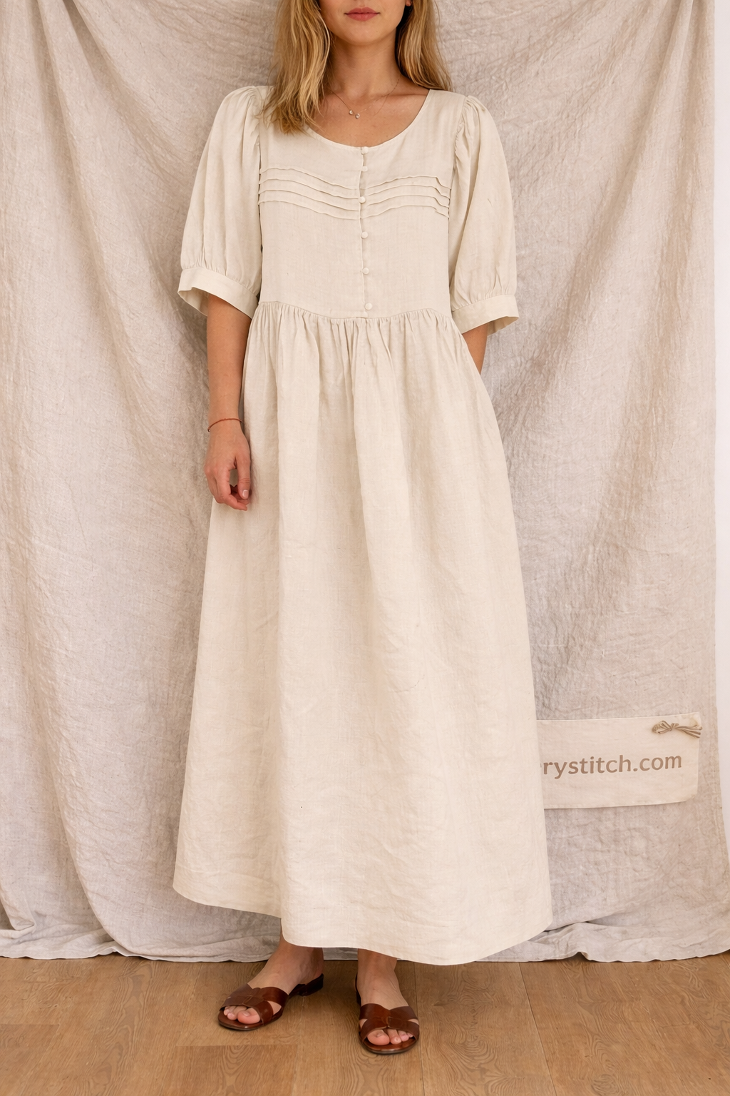 Cotton Linen Dress - Perfect Everyday Fit