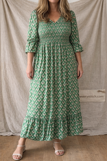 Bohemian Bloom Tiered Maxi Dress