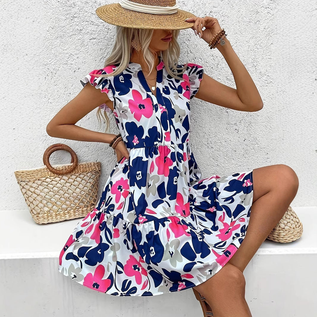 Women's Summer Floral Print Dress