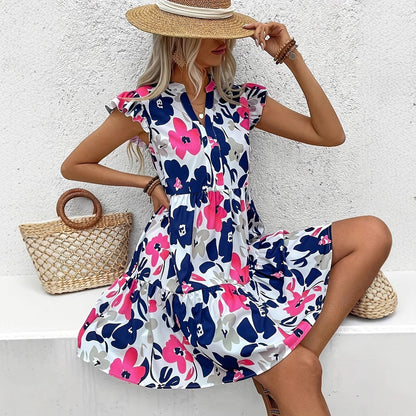 Women's Summer Floral Print Dress