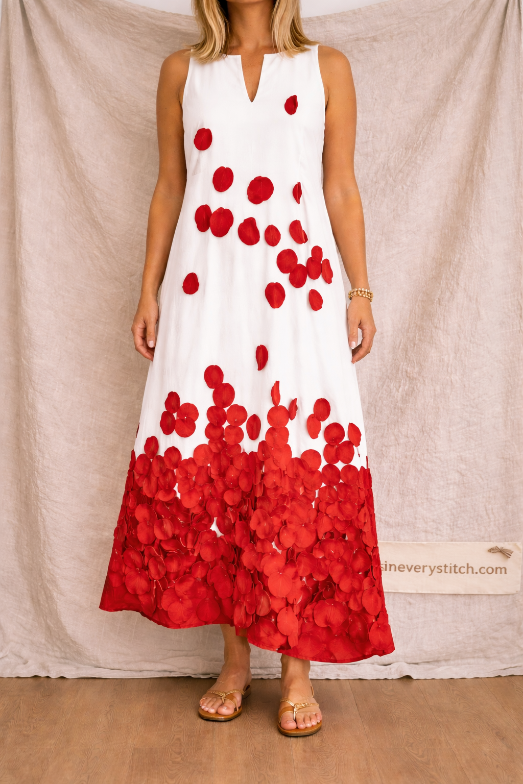 Bohemian Printed Sleeveless Maxi Dress