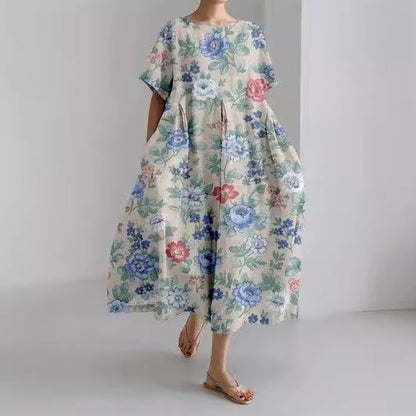 Fashion 3D Printing Plus Size Dress Women